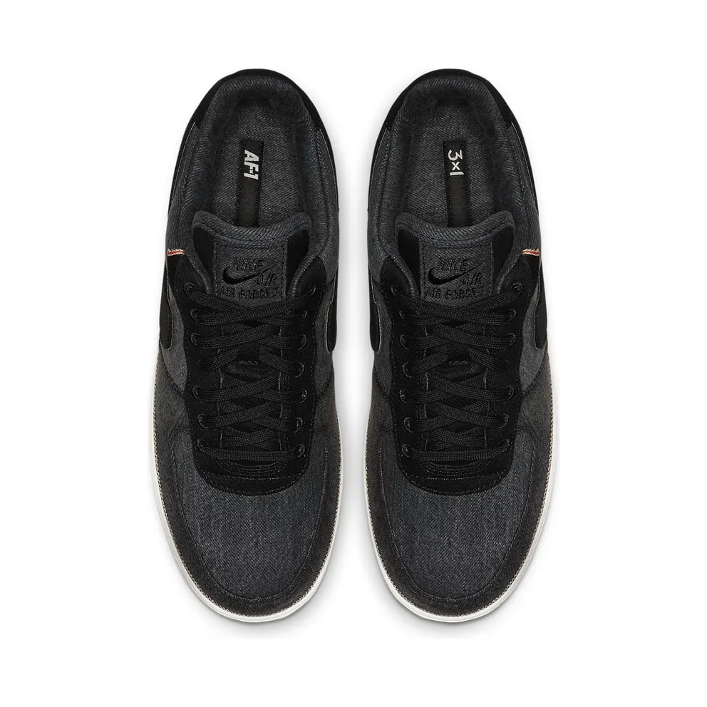 Nike x 3×1 Air Force AF 1 ‘Black Denim’ (2019) (905345-006)