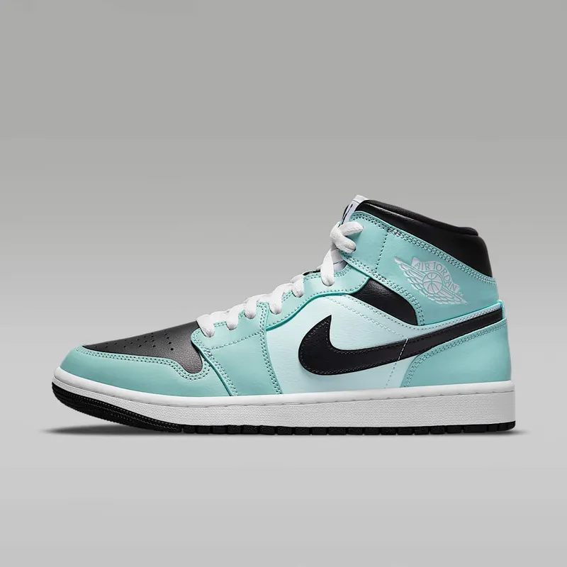 Air Jordan 1 Mid Aqua Blue Tint (2020) (BQ6472-300)