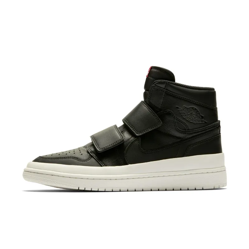 Jordan 1 Retro High Double Strap Black Sail Black/Gym Red-Sail-Gym Red (AQ7924-001)