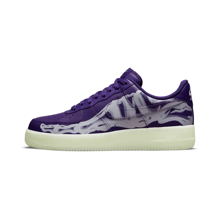 Nike Air Force 1 Purple Skeleton “Court Purple / White” (CU8067-500)