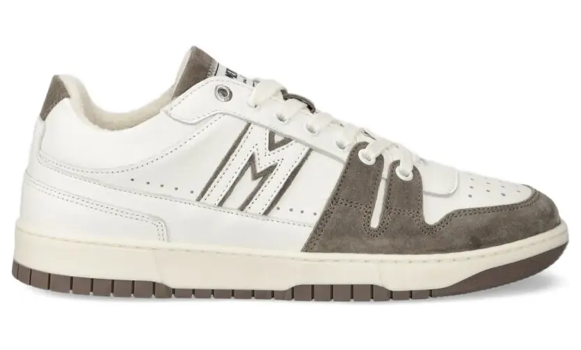 The Mercer Brand Low-top met geborduurd logo “White” (ME233011158)