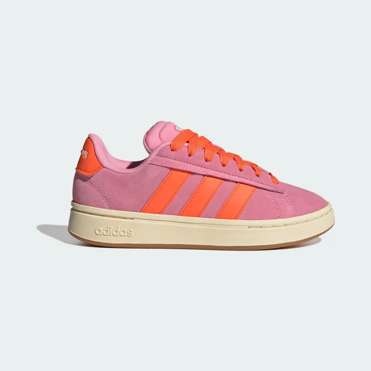 adidas Grand Court Alpha “Bliss Pink / Semi Impact Orange / Gum” (JQ3001)