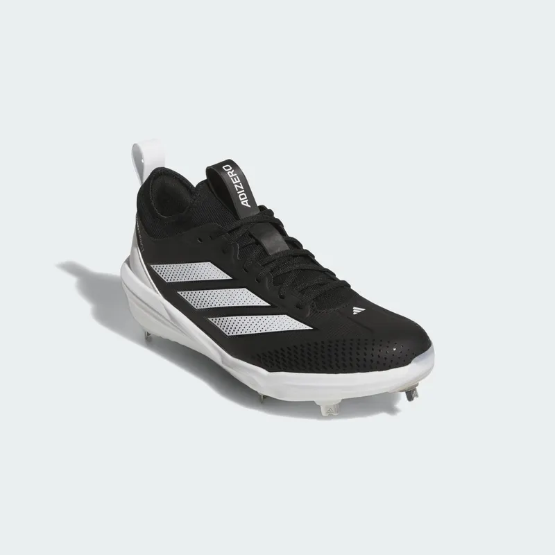 Adidas Adizero Impact 2.0 Noppenschoenen Core Black / Cloud White / Silver Metallic (JH6730)