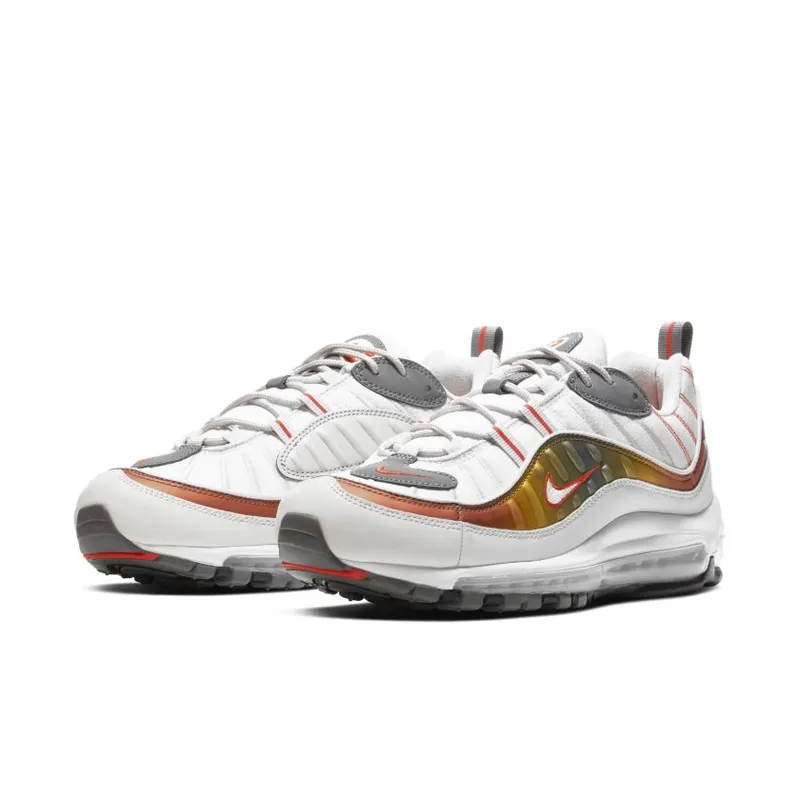 Nike Air Max 98 SE Vast Grey Vast Grey/Team Orange/Smoke Grey (CD0132-002)