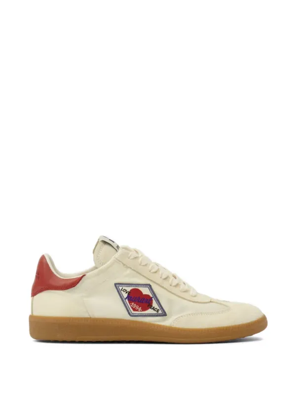 ISABEL MARANT Kaycee sneakers with logopatch – Beige (BK0055FAD2E13S)