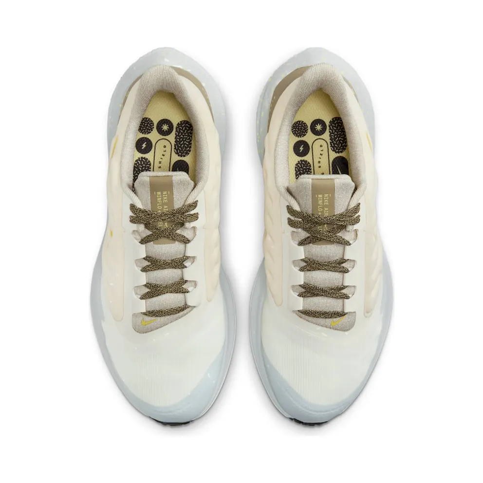 Nike IntelliKnitAir Winflo Shield “Pale Ivory / Neutral Olive / Sea Glass / High Voltage” (DM1104-100)