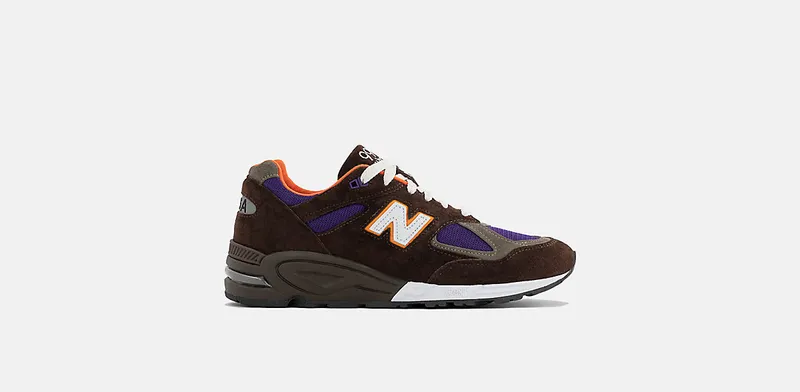 New Balance 990 v2 “Brown/Orange/Purple” (M990BR2)