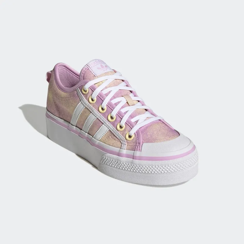 Adidas Nizza Platform Bliss Lilac / Cloud White / Almost Yellow (GY9476)