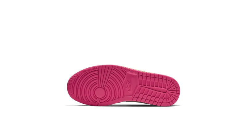 Jordan 1 Low White Gum Hyper Pink White/White-Gum Yellow-Hyper Pink (553558-119)