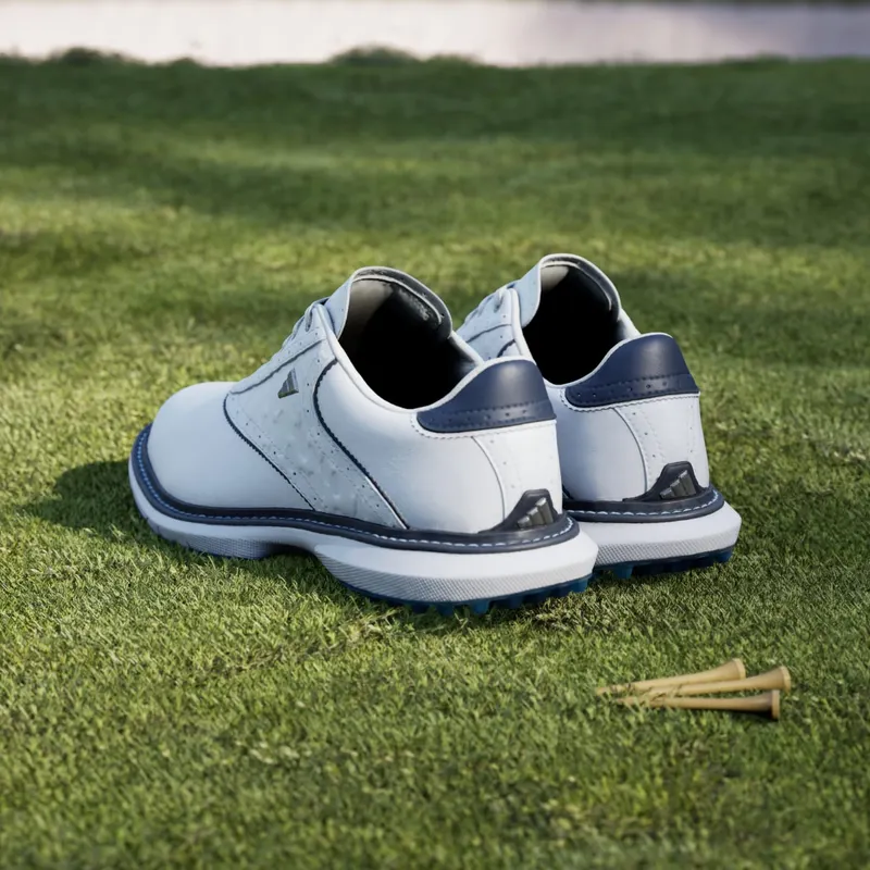 Adidas MC70 SPIKELESS Golf Shoes Cloud White / Collegiate Navy / Lucid Ray Blue (HP7084)