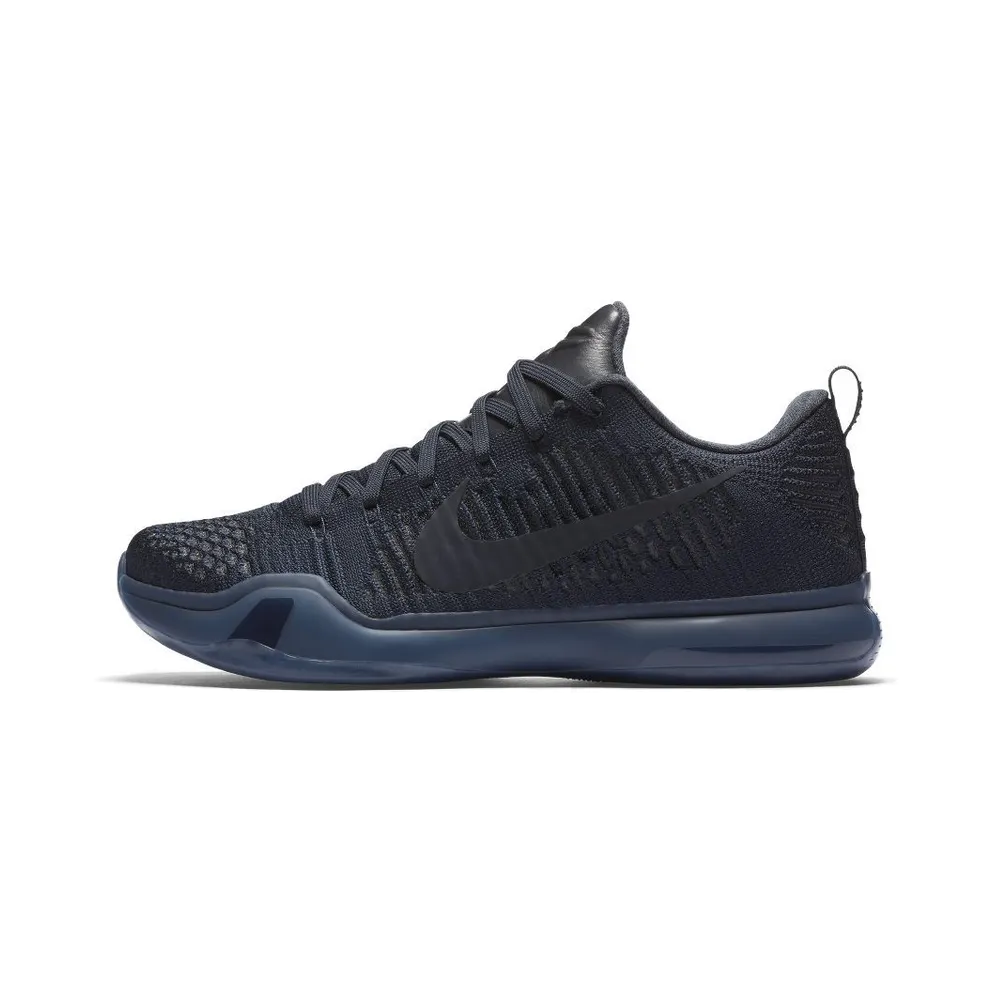 Nike Kobe 10 Elite Low Black Mamba Collection Fade to Black Dark Obsidian/Dark Obsidian (869458-441)