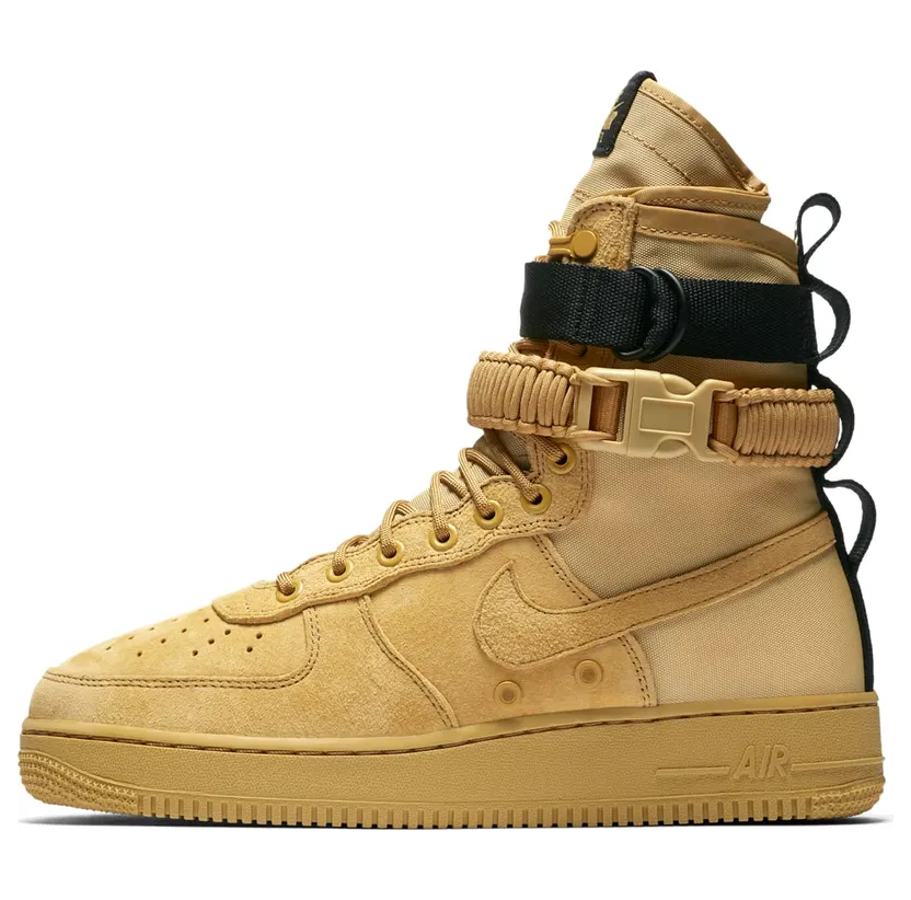 Nike SF Air Force 1 High ‘Wheat’ club gold/club gold-club gold (864024-700)