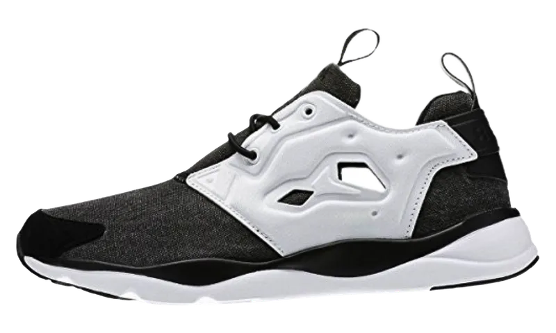 Reebok Furylite Asymmetrical Womens “Black / White” (V68677)