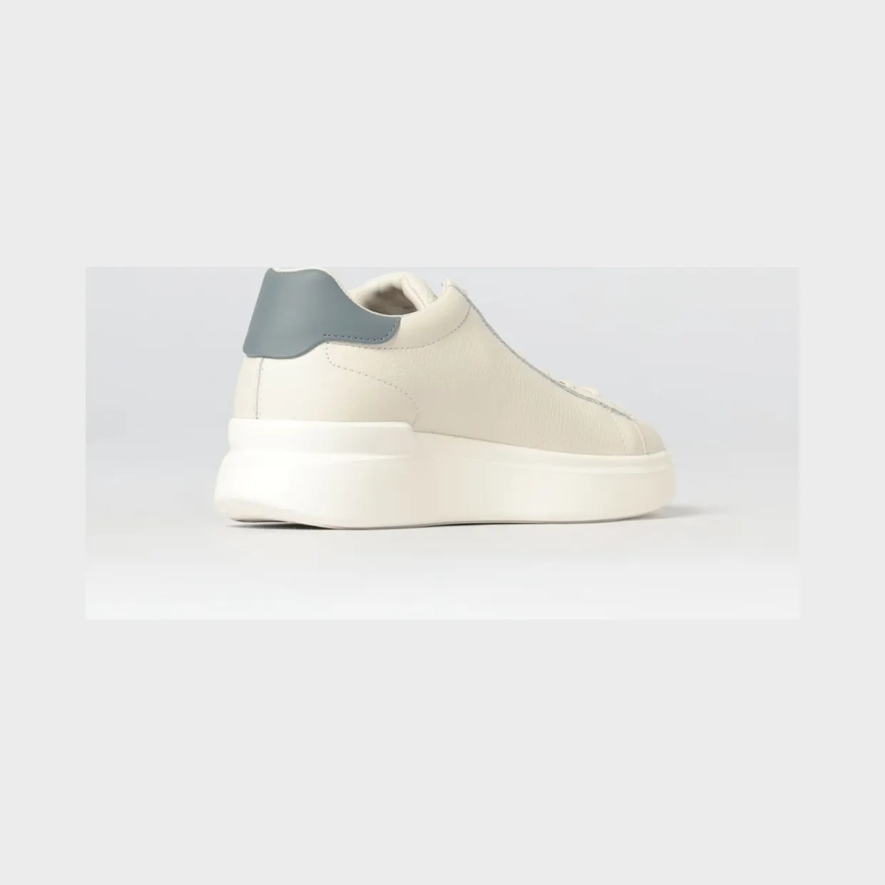 Hogan H580 Hammered Leather Sneakers Ivory (HXM5800DV42UXS828D) (2)