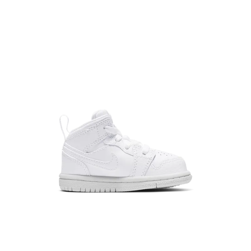 Jordan 1 Mid Baby& Toddler White (640735-130)