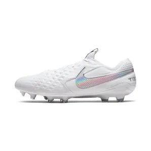 Nike Tiempo Legend 8 Elite FG “White / Pure Platinum / Wolf Grey” (AT5293-100)