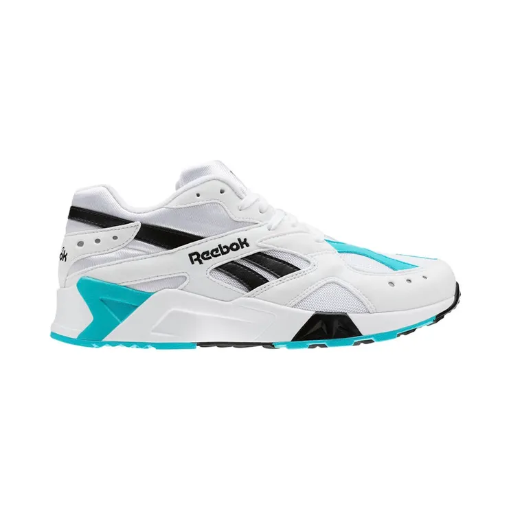 Reebok Aztrek White Solid Teal Black White/Solid Teal-Black (Other Brands Reebok)