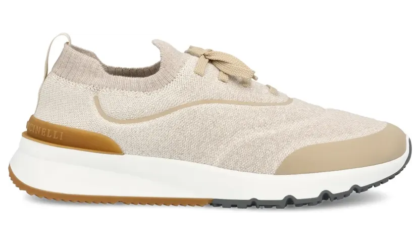Brunello Cucinelli Lace-up-detail Sneakers NEUTRALS (MZUEHRO342 CLC32)