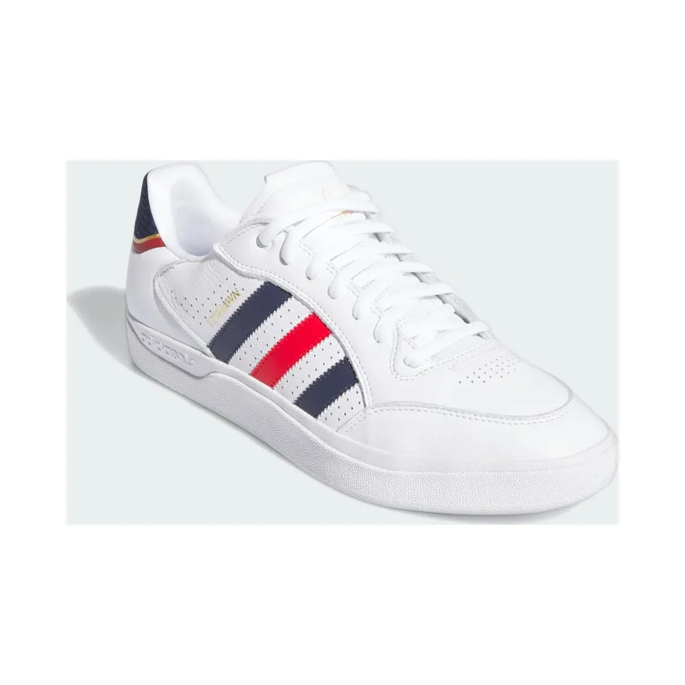 adidas Tyshawn Low Cloud White Better Scarlet Gold Metallic (IF4624)