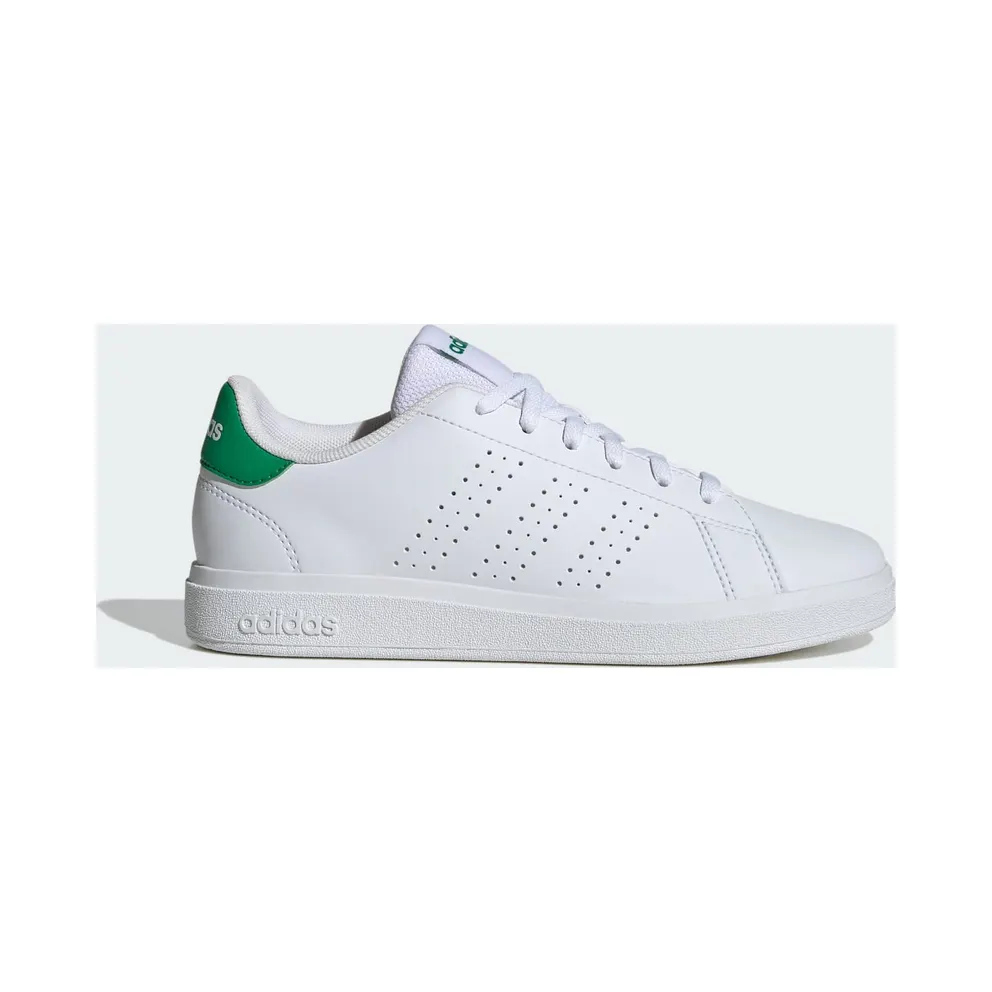 Adidas Advantage Base 2.0 Kids Cloud White / Cloud White / Green (ID3889)