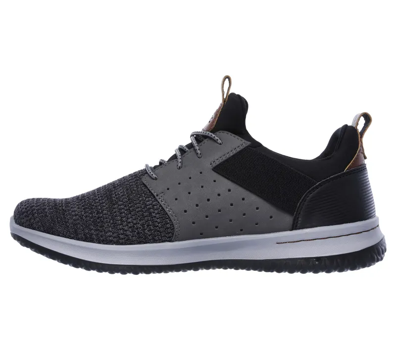 Skechers Delson – Camben – Black / Grey (65474 BKGY)