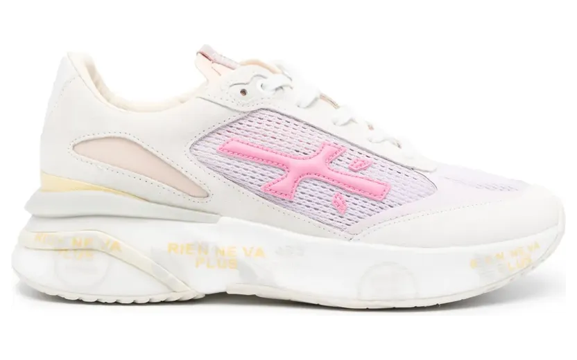 Premiata Moerun Sneakers im Used-Look – Nude (MOERUND6734C)