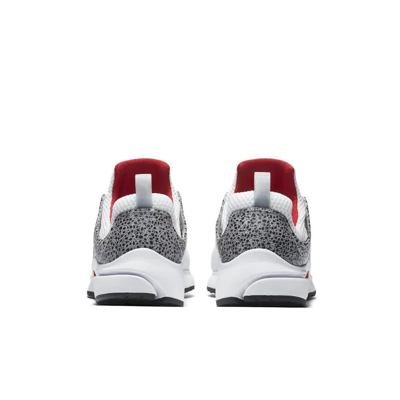 Nike Air Presto Safari Pure Platinum White/University Red-Pure Platinum-Black (886043-100)