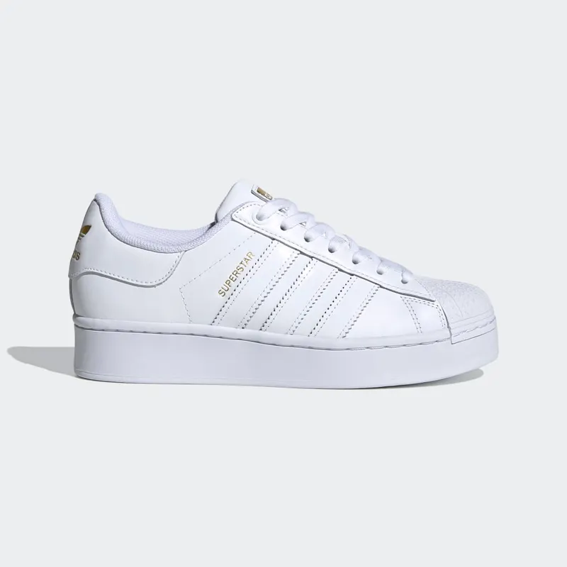 adidas Superstar Bold White (W) Cloud White/Cloud White/Gold Metallic (FV3334)