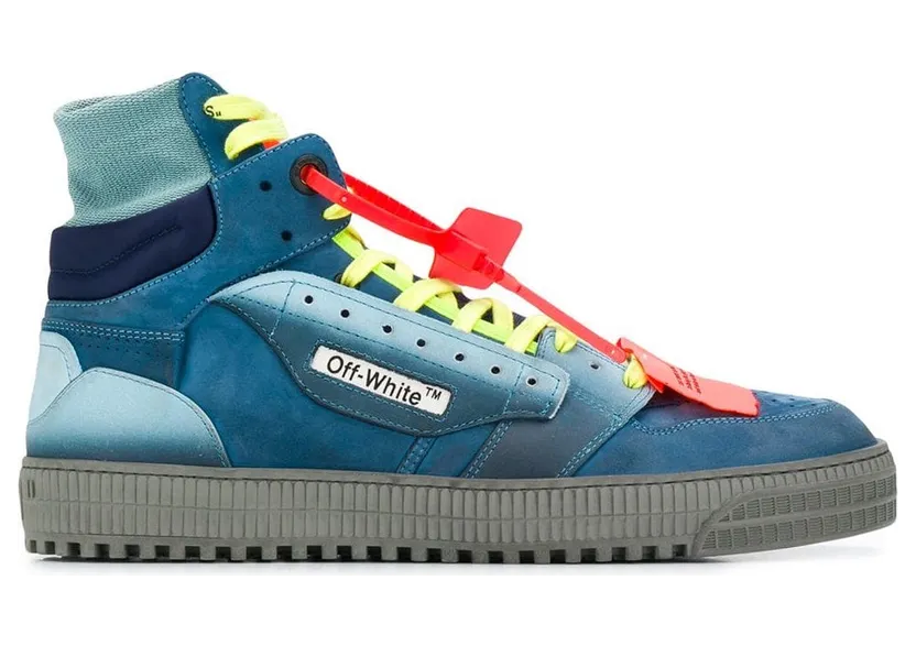 OFF-WHITE Court High Blue Yellow FW19