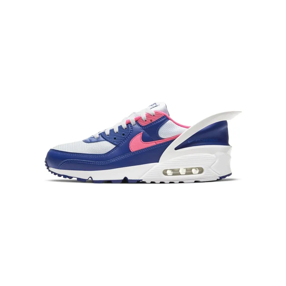 Nike Air Max 90 Flyease Deep Royal Blue Hyper Pink White/White-Deep Royal Blue-Hyper Pink (CU0814-101)