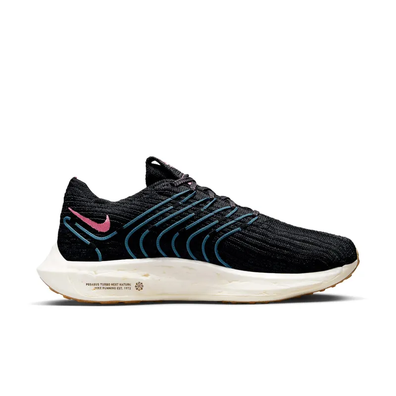 Nike PEGASUS TURBO NEXT NATURE “BLACK NOISE AQUA” (DM3414-004)