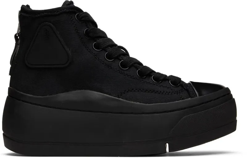 R13 Black Kurt High-Top (R13S5029-S001B)