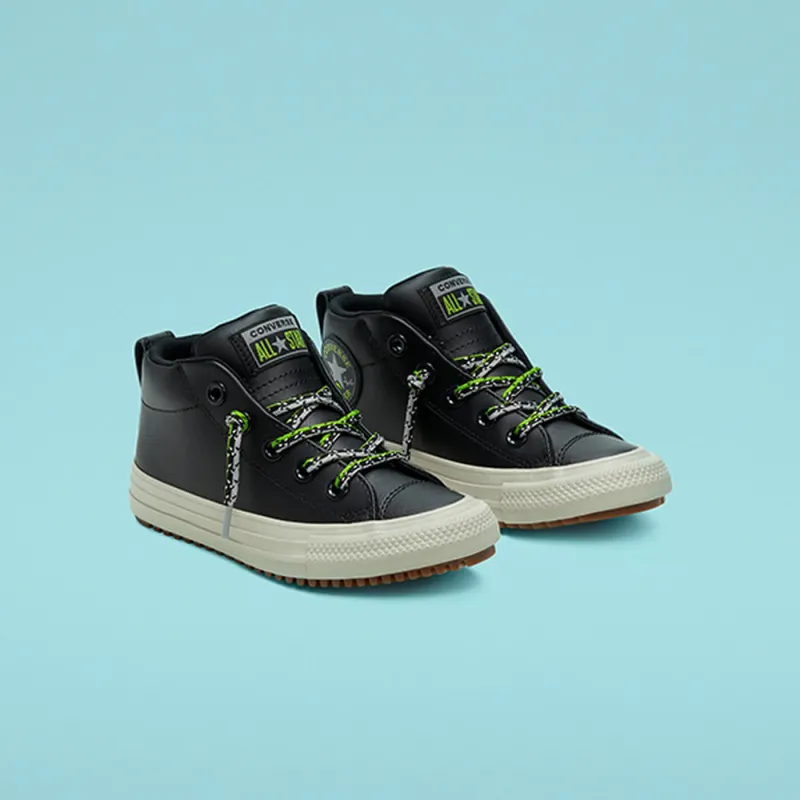 Converse Big Double Lace Suede Chuck Taylor All Star Street Boot Mid (668489C)