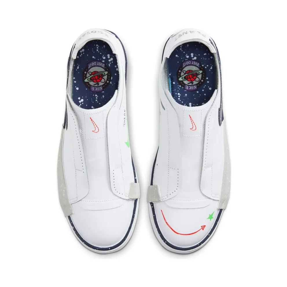 Nike Blazer Low Slip Planet of Hoops White/Midnight Navy (CW2619-141)