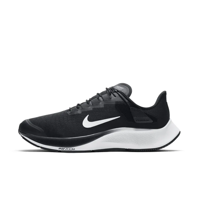Nike Air Zoom Pegasus 37 FlyEase Running (Extra Wide) Black (CK8446-003)
