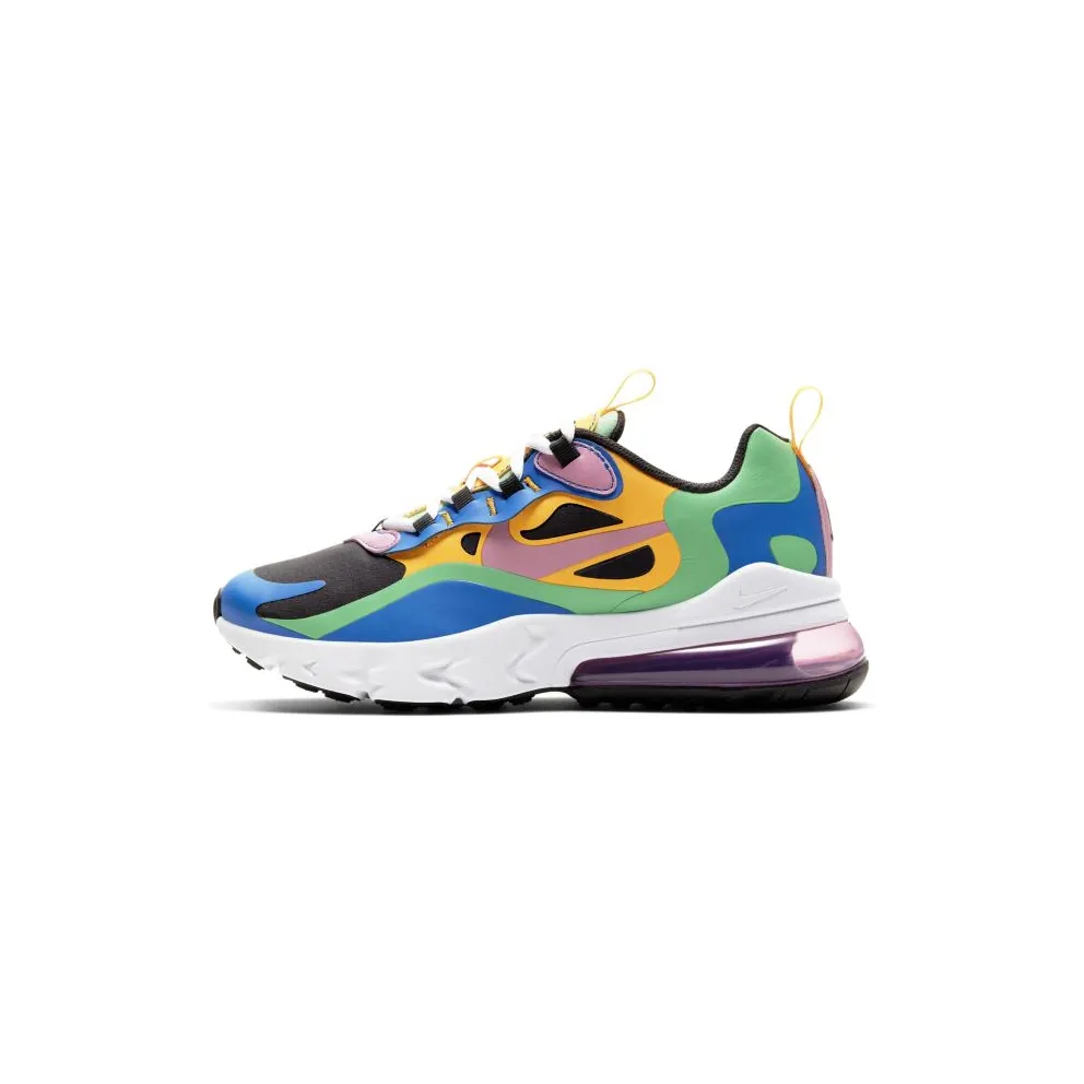Nike Air Max 270 React Magic Flamingo (GS) Off Noir/University Gold/Soar (CU4668-001)