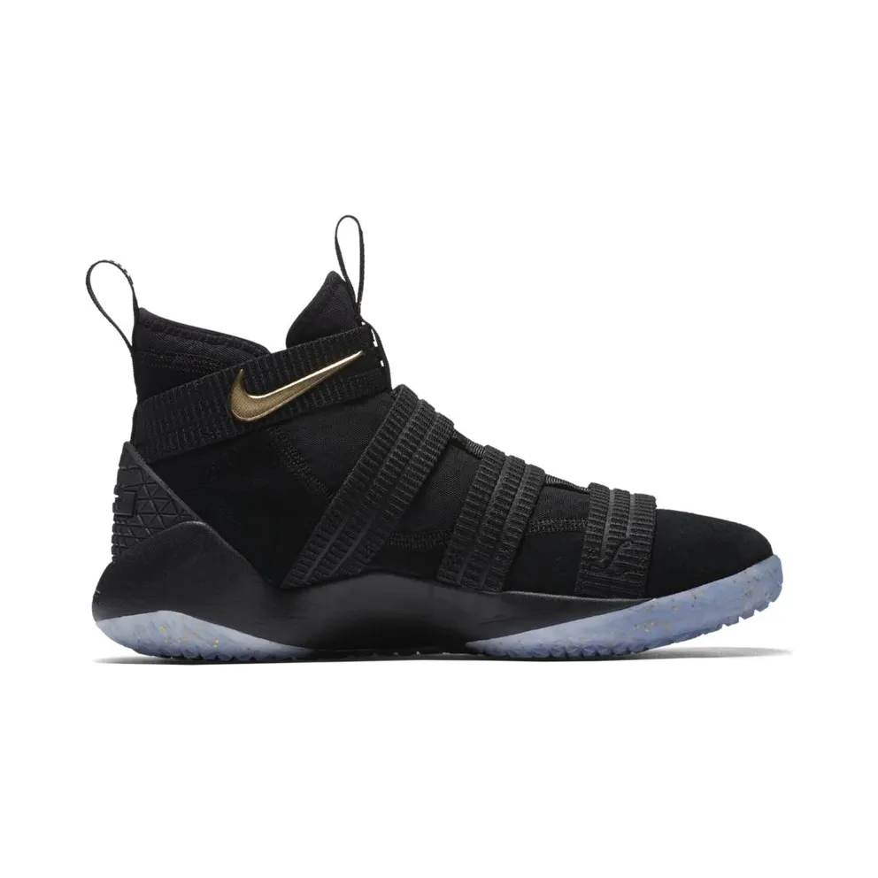 Nike LeBron Zoom Soldier 11 Black Gold Black/Metallic Gold-White (897646-002)