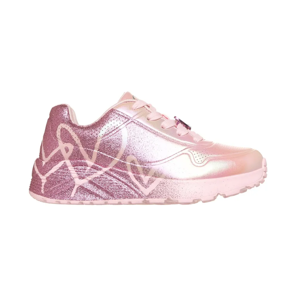 Skechers JGoldcrown: UNO Lite – Heartdust Forever Sneaker Pink