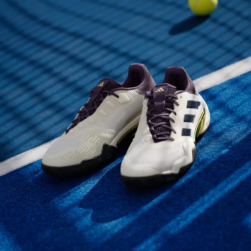 adidas Barricade 13 Core White Core Black Aurora Plum (JR1499)