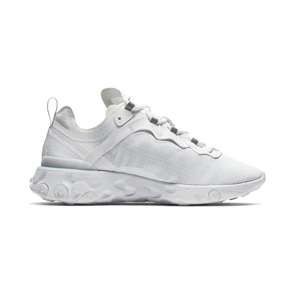 Nike React Element 55 White Pure Platinum (2019) (BQ6167-101)