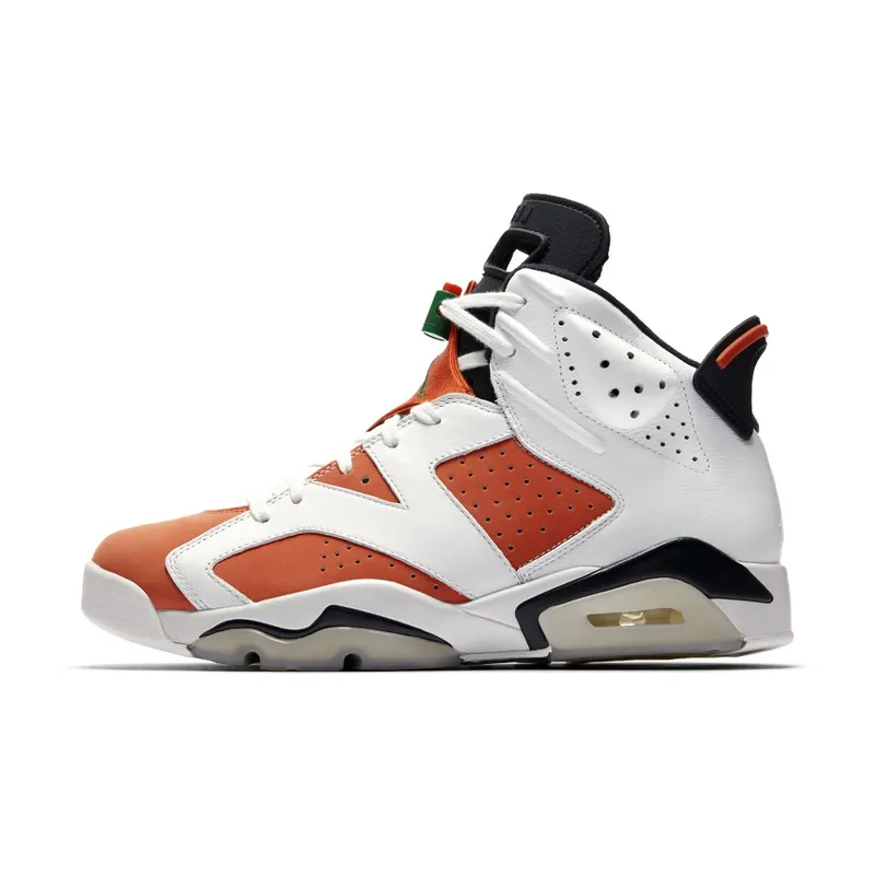 Jordan 6 Retro Gatorade Like Mike White Summit White/Team Orange-Black (384664-145)