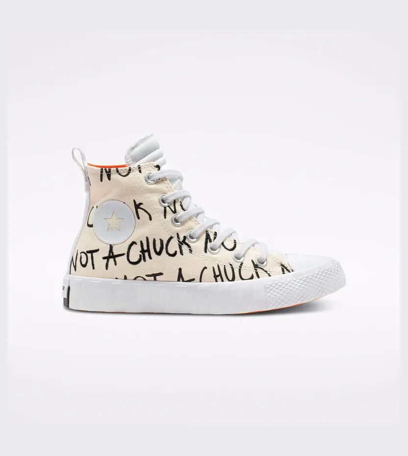 Converse UNT1TL3D High Top Egret/wit/bold Mandarin (266515C)