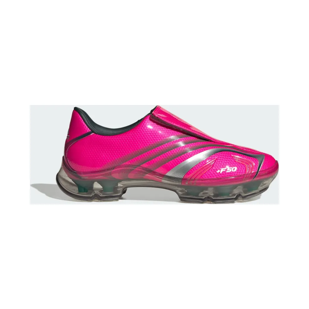 Adidas F50 WALKABLE Schuhe Shock Pink / Bold Green / Silver Metallic (JQ9556)