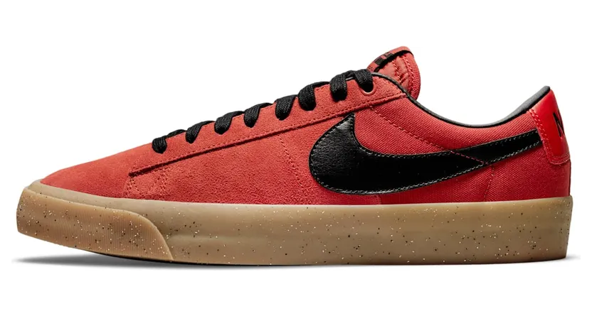 Nike SB Zoom Blazer Low Pro GT Skateschoen Rood (DC7695-600)