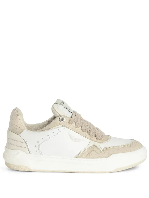 Zadig&Voltaire Wings low-top – Beige (SWSN00523)