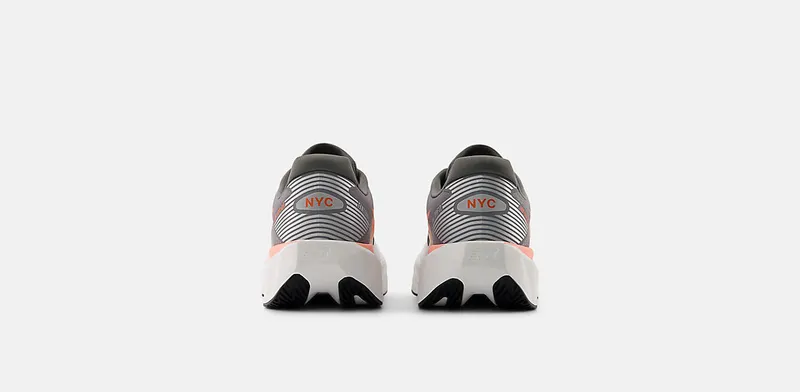 New Balance TCS NYC Marathon FuelCell Rebel v5 Grapefruit Grey Matter Poppy (MFCXNY5)