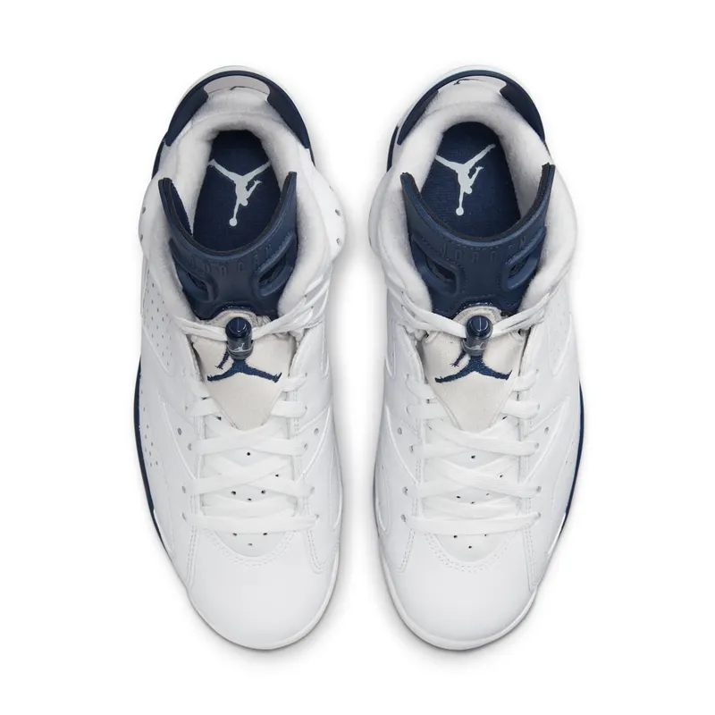 Jordan 6 Retro Midnight Navy (2022) – “White / Midnight Navy” (CT8529-141)