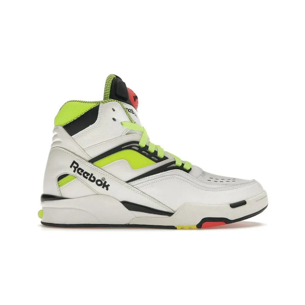 Reebok Twilight Zone Pump White Neon Yellow (2015) (J10323)