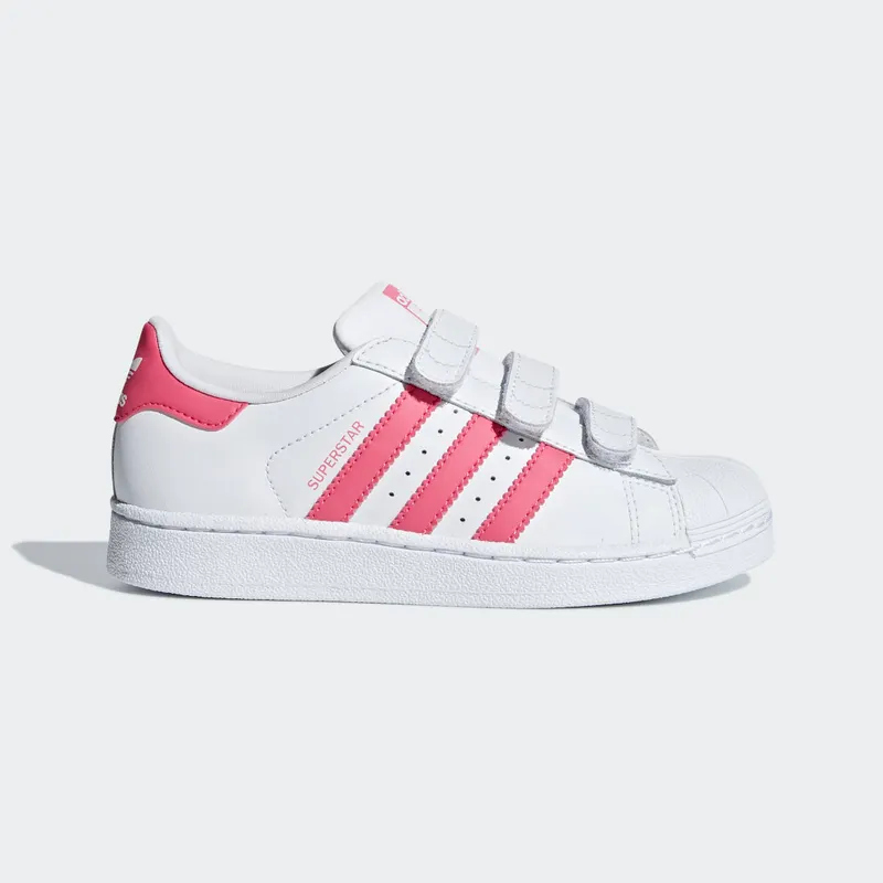 Adidas Superstar CF C ‘White Pink’ Cloud White/Real Pink/Real Pink (CG6621)