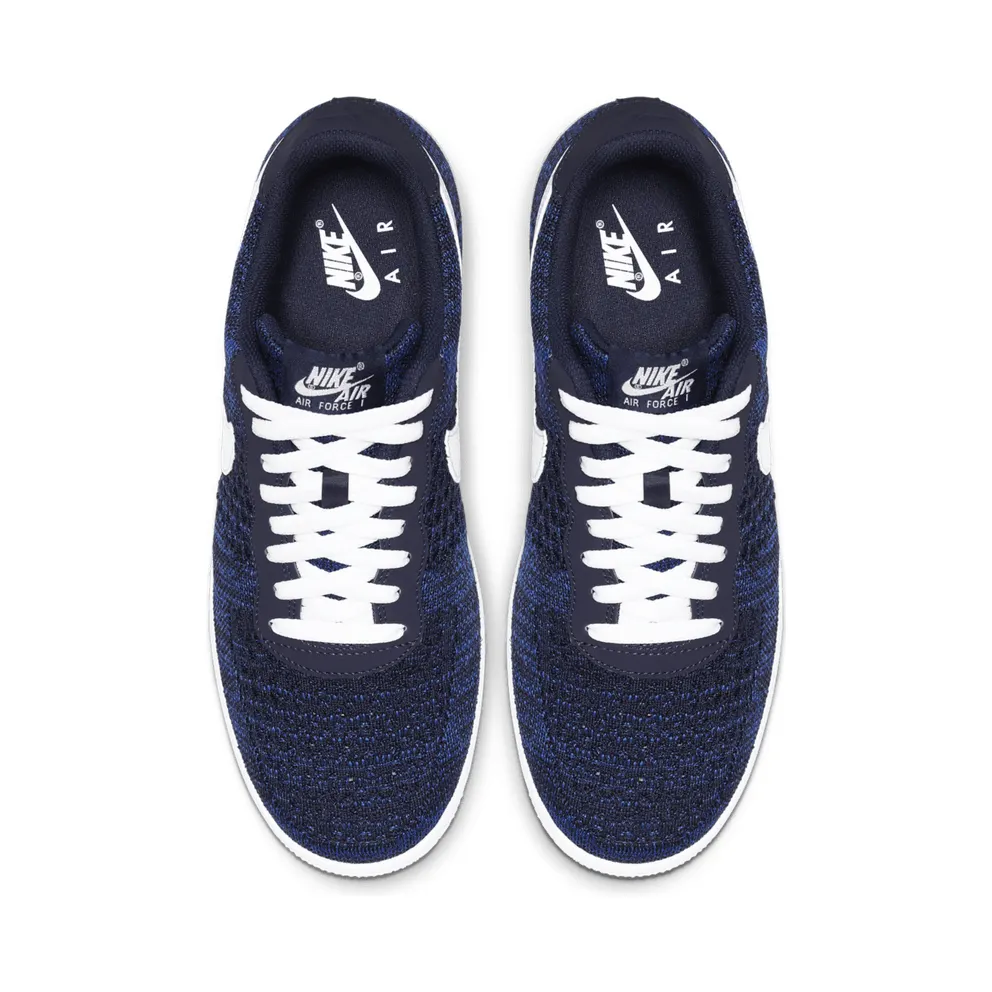 Nike Air Force 1 Flyknit 2 College Navy College Navy/Pure Platinum-Black-White (AV3042-400)